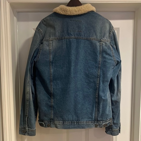 Zara Blue Denim Jacket Lightweight & Shirt Jackets - Picture 3 of 5